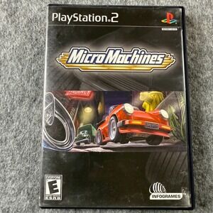 Micro Machines (Sony PlayStation 2) PS2 Complete CIB Tested Working